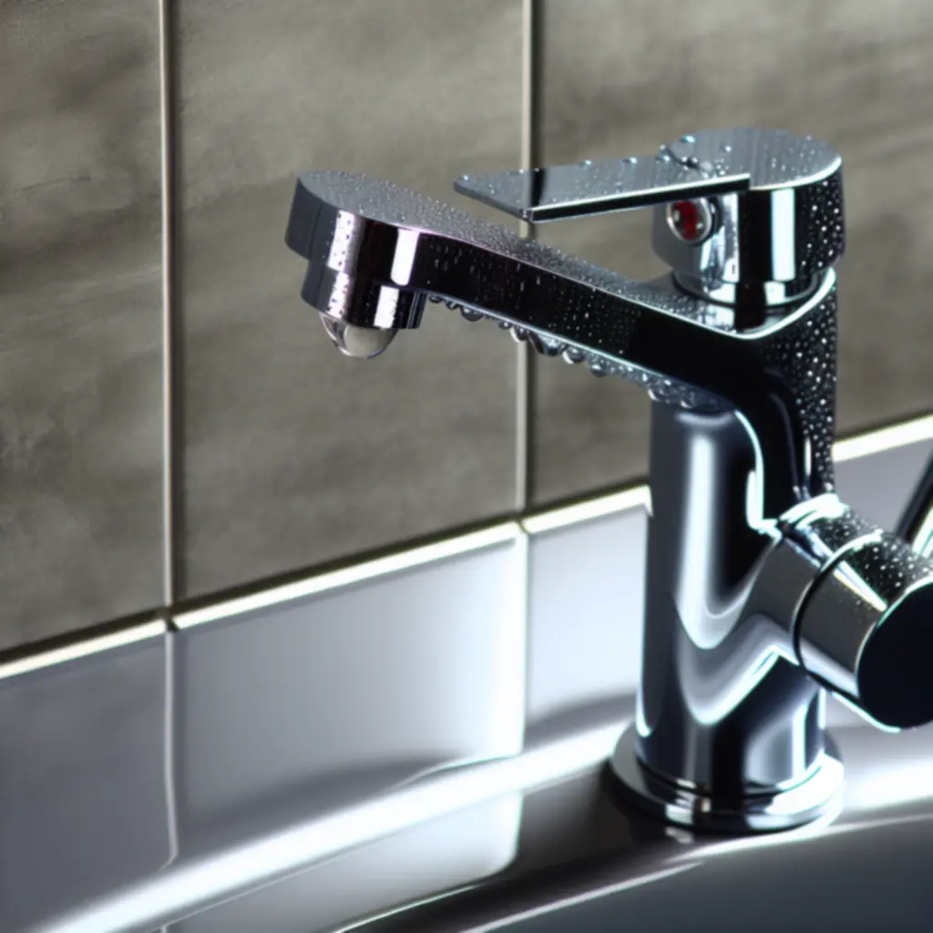 Krómozott dizájner csaptelep kerámiabetéttel