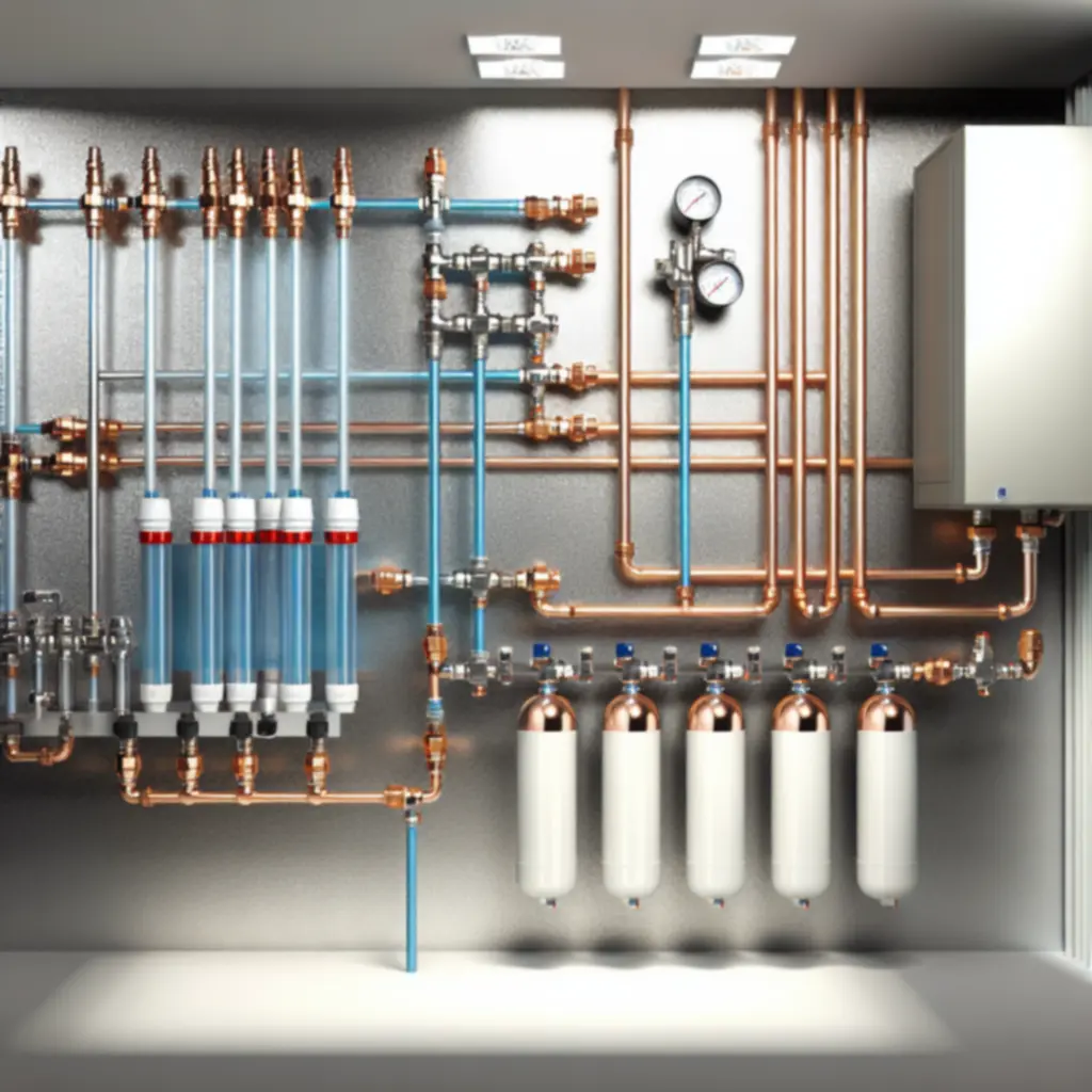 Modern okos vízrendszer felület